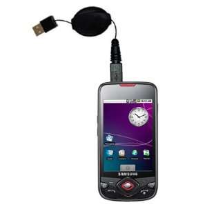 Retractable USB Cable for the Samsung GT I5700 with Power Hot Sync and 