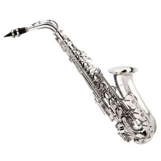 Mendini Alto Sax Saxophone +Tuner+Case+Extra Reeds ~Gold Silver Blue 