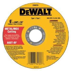 Dewalt Type 1 Metal Thin Cut Off Wheels   DW8725 SEPTLS115DW8725