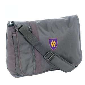  Mercury Luggage Weber State Wildcats Black Messenger Bag 