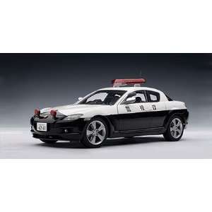 Mazda RX 8 Police Car (Part 75961) Limited 6000pcs Autoart 118 