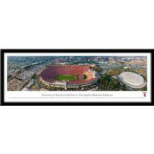  USC Memorial Coliseum Framed Panoramic Stadium Print 