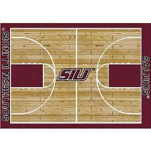Southern Illinois Saluki College Basketball 5X7 Rug From Miliken 