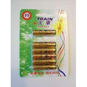  Train Super Alkaline AAA Batteries. 6 Pack Electronics