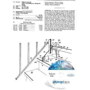  NEW Patent CD for SNOW REMOVAL IMPLEMENT 