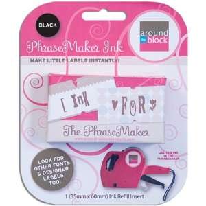    Around the Block Phrase Maker Ink, Black Arts, Crafts & Sewing