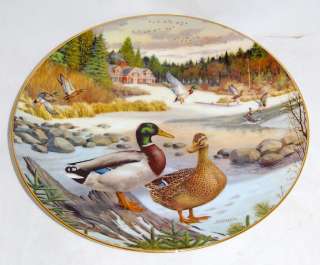 The Mallard by Bart Jerner   Living With Nature Plate  