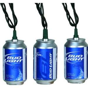Rivers Edge Indoor/Outdoor Party Light Set 10 Piece (Bud Light Cans 