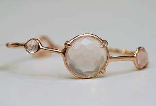 New IPPOLITA Rose Gold & Rose Quartz Diamond Bracelet $1295  