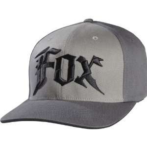 Fox Racing United Mens Flexfit Sportswear Hat   Light Grey / Large/X 