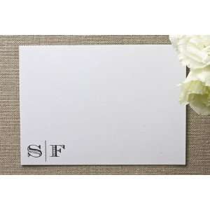  SF initals Personalized Stationery by Prentiss Dou 