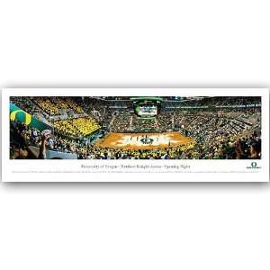NCAA Oregon Ducks 13.5 x 40 Matthew Knight Arena Panoramic Print