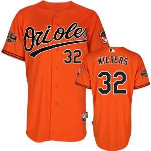  Matt Wieters Jersey Adult Majestic Alternate Orange 