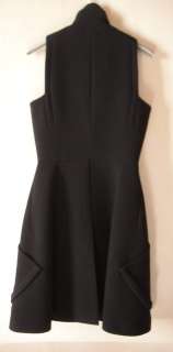 MIU MIU/Prada RUNWAY Scalloped Sleeveless Black Wool Dress SOLD OUT 