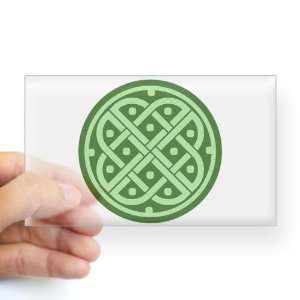    Sticker Clear (Rectangle) Celtic Knot Interlinking 