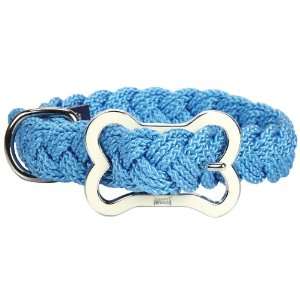  Mascot Sailors Knot Collar   Large   Tidal with White 