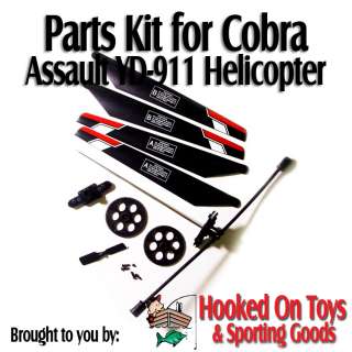 Parts Kit   Cobra YD 911 3 Channel Assault Helicopter  