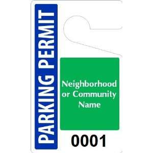  Plastic ToughTags for Community Parking Permits ValueTag 