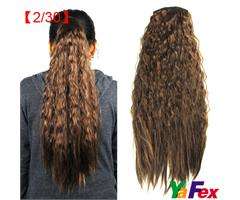 Long Curly/Wavy Ponytail Pony Hair Piece Extensions New Fashion 