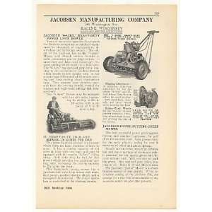  1931 Jacobsen Heavy Duty Power Lawn Mowers Print Ad (41795 