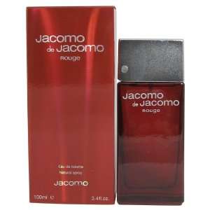 JACOMO ROUGE Cologne. EAU DE TOILETTE SPRAY 3.4 oz / 100 ml By Jacomo 