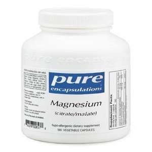  Magnesium (citrate/malate) 90 Capsules   Pure 