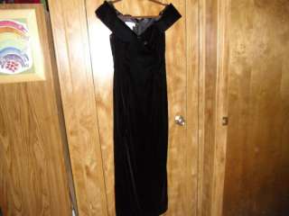 Jessica McClintock Black Evening Dress, Size13/14  