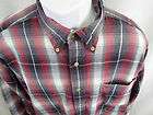 Tommy Hilfiger Boys Button Up Down Red Plaid Shirt Size 3 3T  