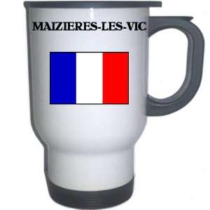  France   MAIZIERES LES VIC White Stainless Steel Mug 