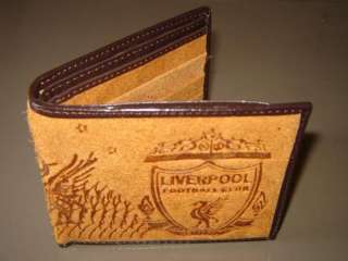   handmade liverpool f c 100 % cowhide leather wallet from thailand