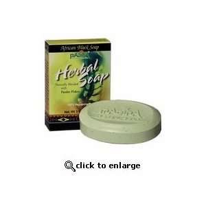  Madina Herbal African Black Soap with Parsley Flakes 3.5 