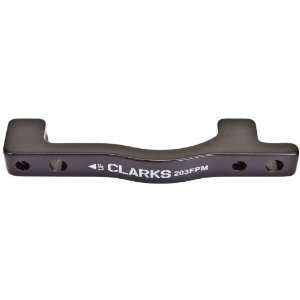 Clarks Post Disc Brake Adapter   203mm, Black Sports 