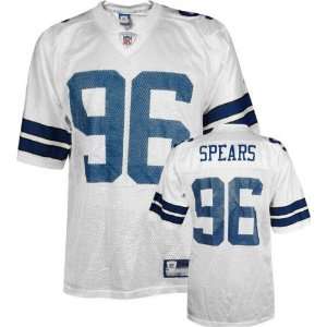 Marcus Spears Youth Jersey Reebok White Replica #96 Dallas Cowboys 