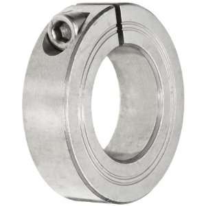 Climax Metal M1C 24 S Shaft Collar, One Piece, Stainless Steel, Metric 