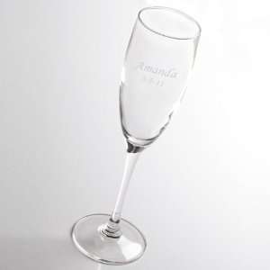   Personalized Toasting Glass   Engraved 2 Lines