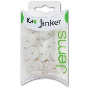  Jems Shiny Small Circle 40/Pkg White