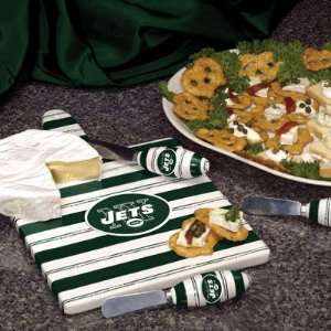  New York Jets Cheese Cutting Board Set