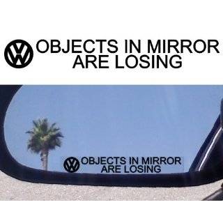 Mirror Decals for VW PHAETON JETTA TDI ROUTAN KARMANN GHIA TOUAREG 