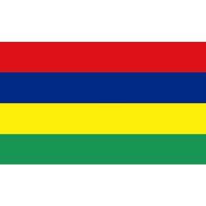  Mauritius 6 x 10 Nylon Flag Patio, Lawn & Garden