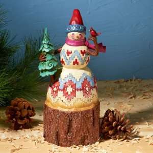 Jim Shore Lodge Snowman with Tree *NEW 2011* 