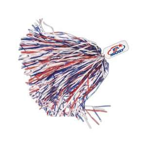 com Solid handle, 750 streamers   Solid pom with paddle shaped handle 