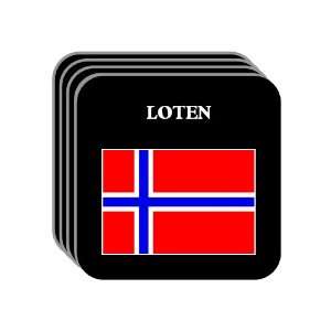  Norway   LOTEN Set of 4 Mini Mousepad Coasters 