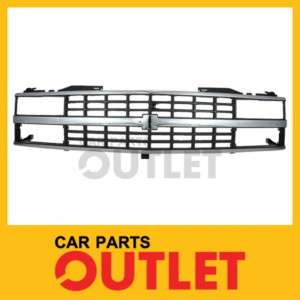 88 89 90 91 92 CHEVY K1500 K2500 K3500 FRONT GRILL QUAD  