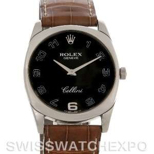 Rolex Cellini Danaos 4233 18k White Gold Watch Year 2008  