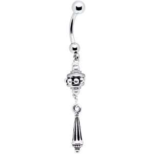  Handcrafted Devout Pearl Belly Ring MADE WITH SWAROVSKI 