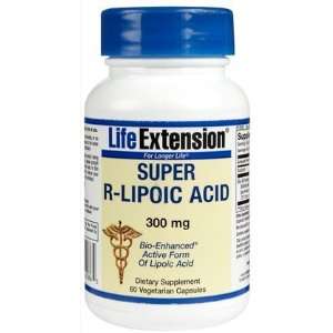  Life Extension Super R Lipoic Acid 300 mg VCaps, 60 ct 