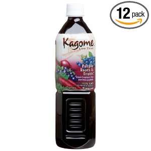Kagome Purple Roots & Fruits, 30.0 Ounce Bottles (Pack of 12)  