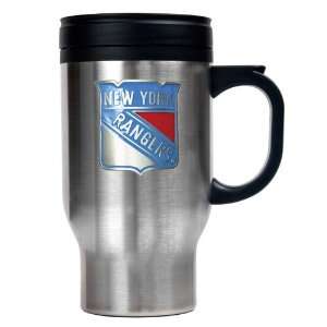  New York Rangers NHL Stainless Steel Travel Mug   Primary 