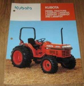 Kubota L2350F/DT   L3650F/DT Diesel Tractor Brochure  