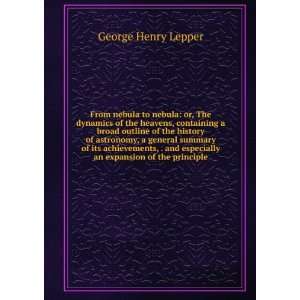   especially an expansion of the principle George Henry Lepper Books